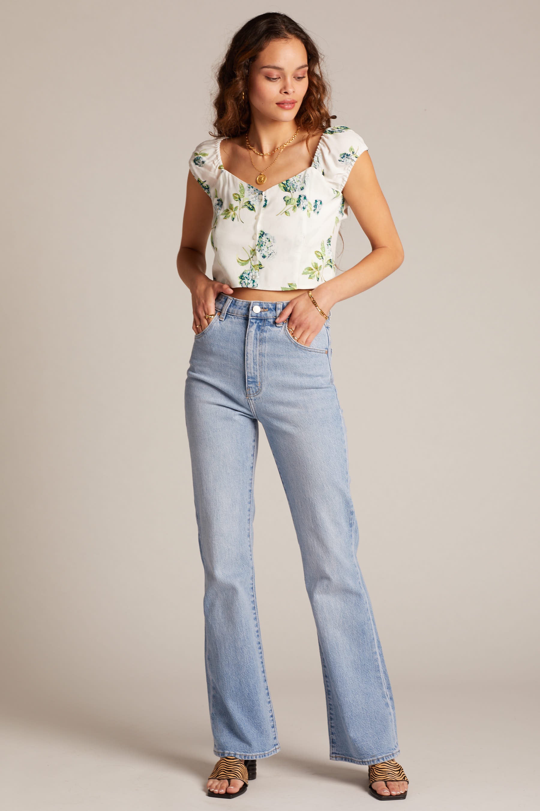 Sunshine Blue Dusters Bootcut