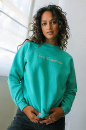 Prism X Large Lemonade Turquoise San Francisco Sweatshirt