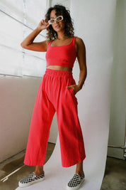 Tea Berry Ocean Culotte