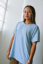 Prism X Large Lemonade Dusty Blue Lemon Tee