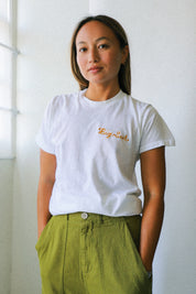 Prism X Large Lemonade White Big Sur Tee