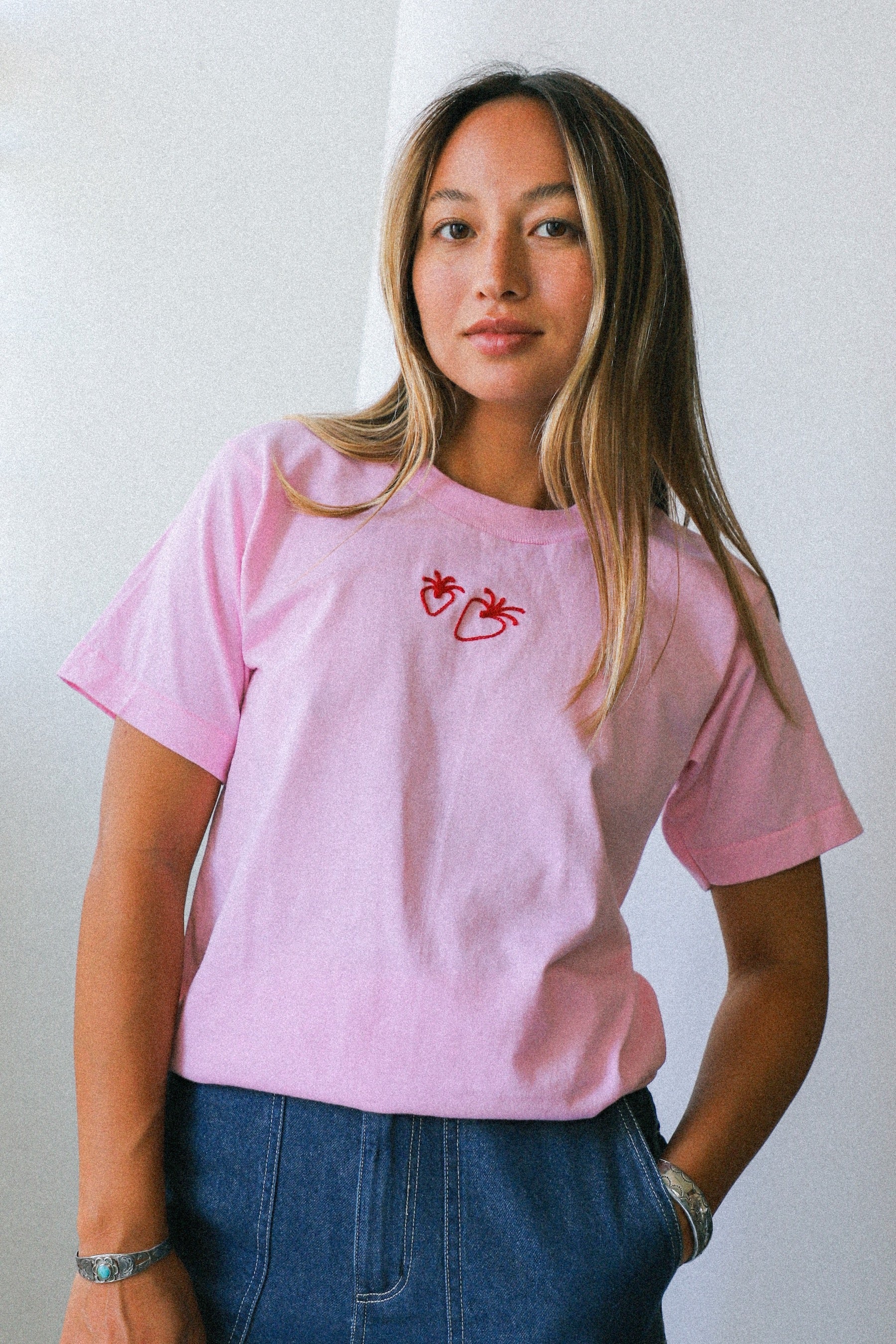 Prism X Large Lemonade Pink Strawberry Tee