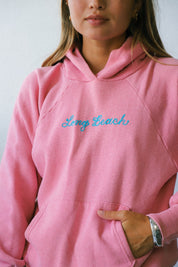 Prism X Large Lemonade Pink Long Beach Hoodie