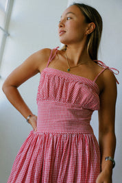 Handmade Red Gingham Dress