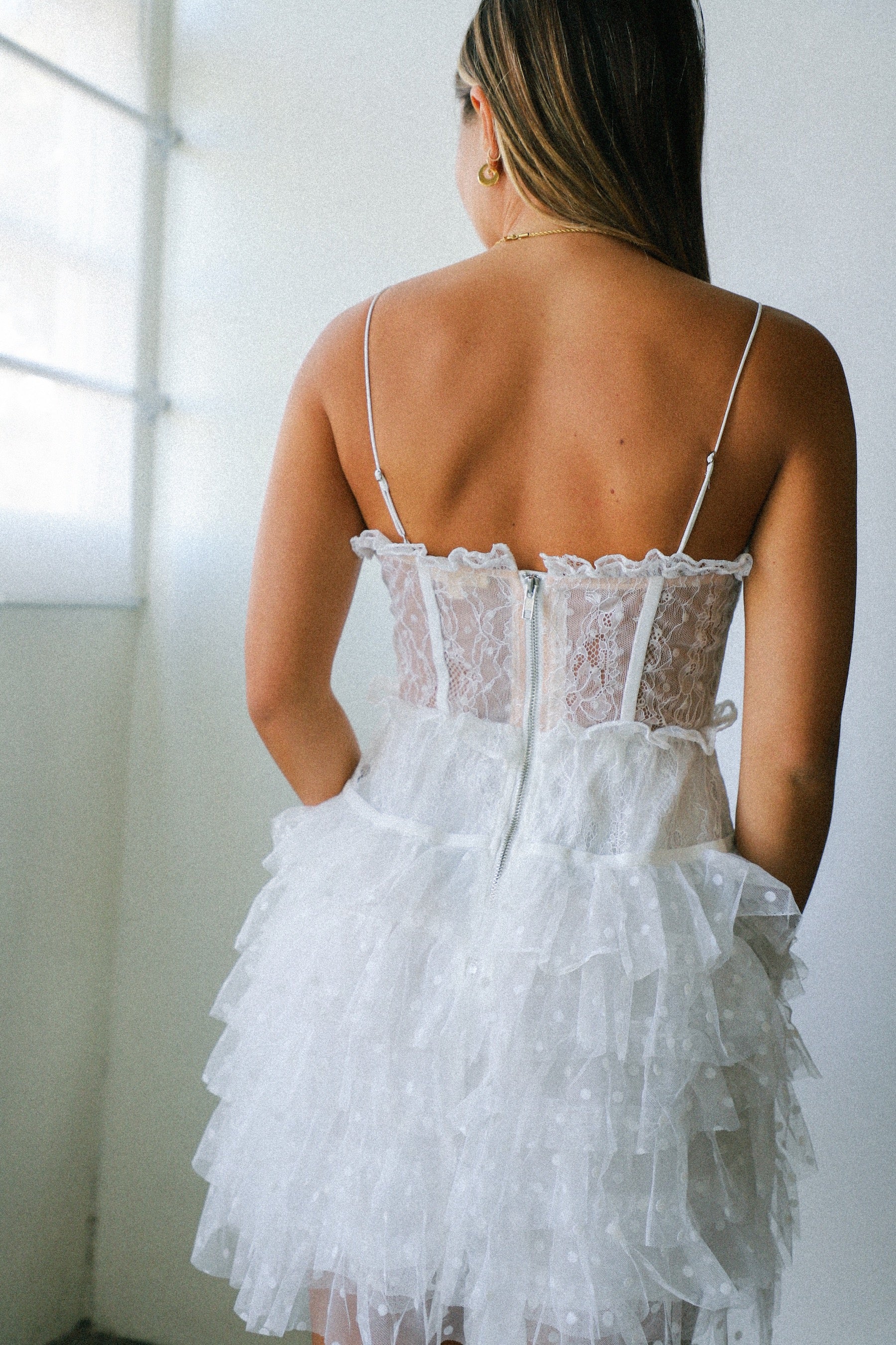 White Jules Mini Dress