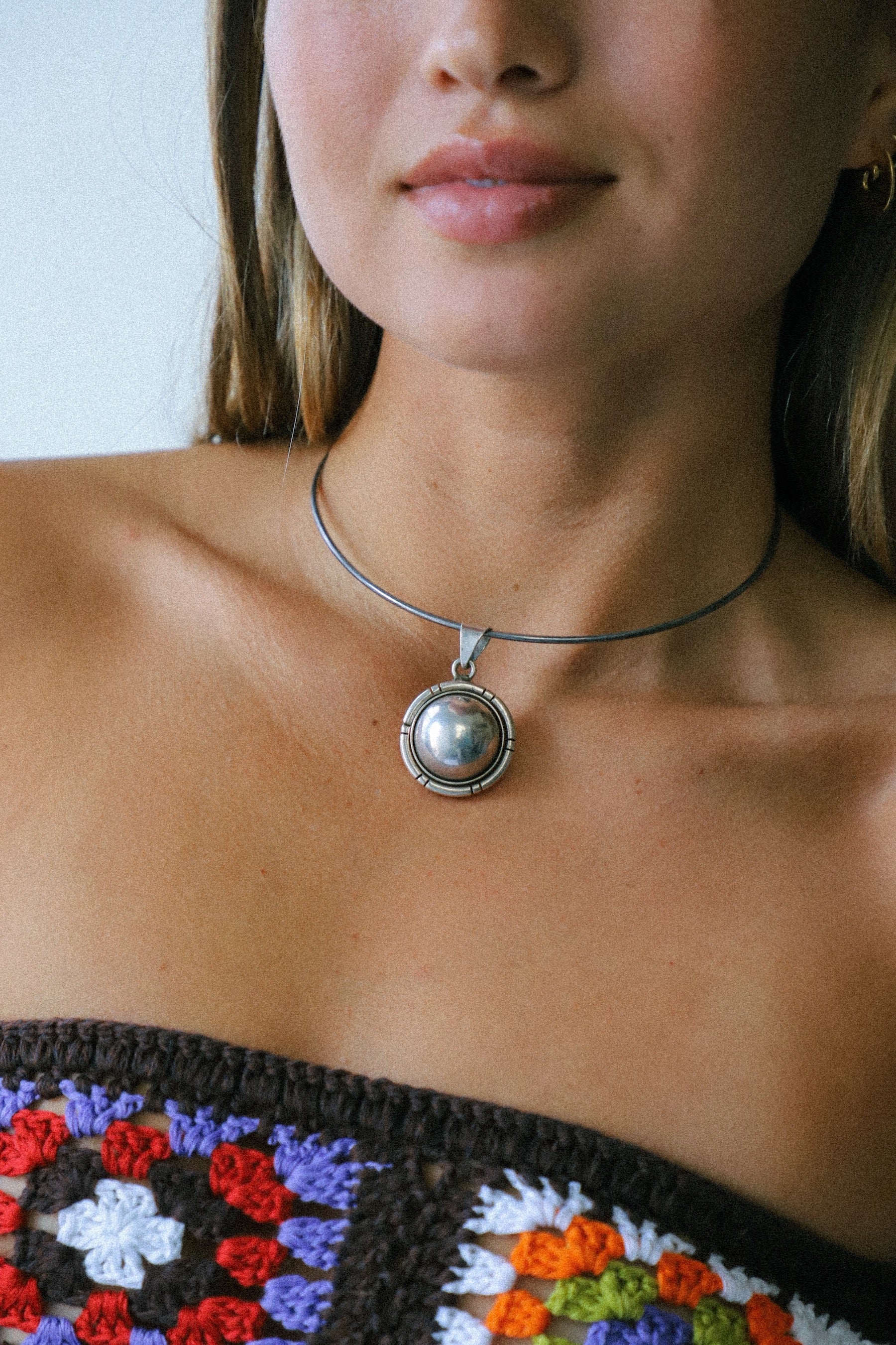 Silver Statement Choker