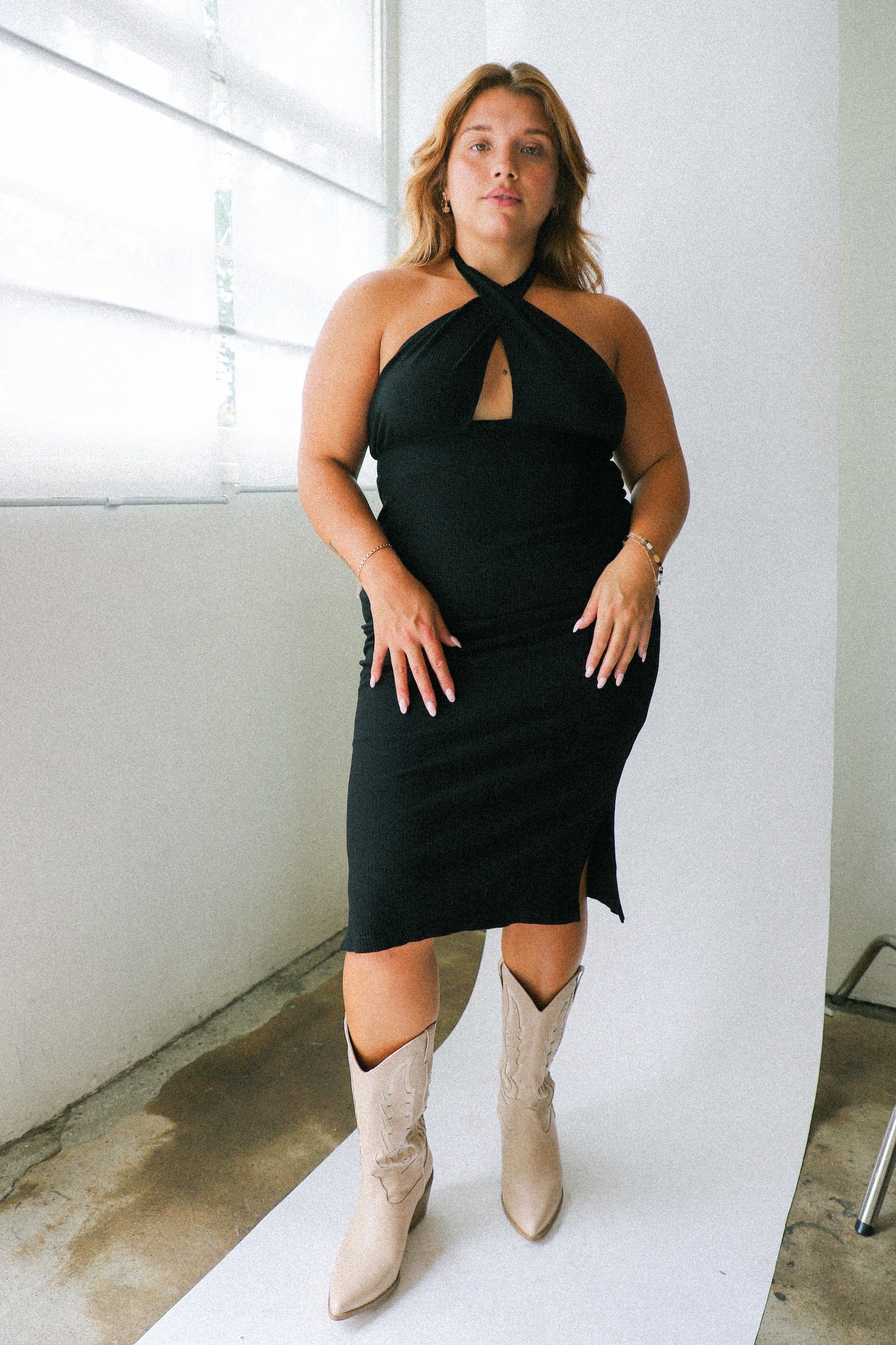 Blush + Cream Norva Boots