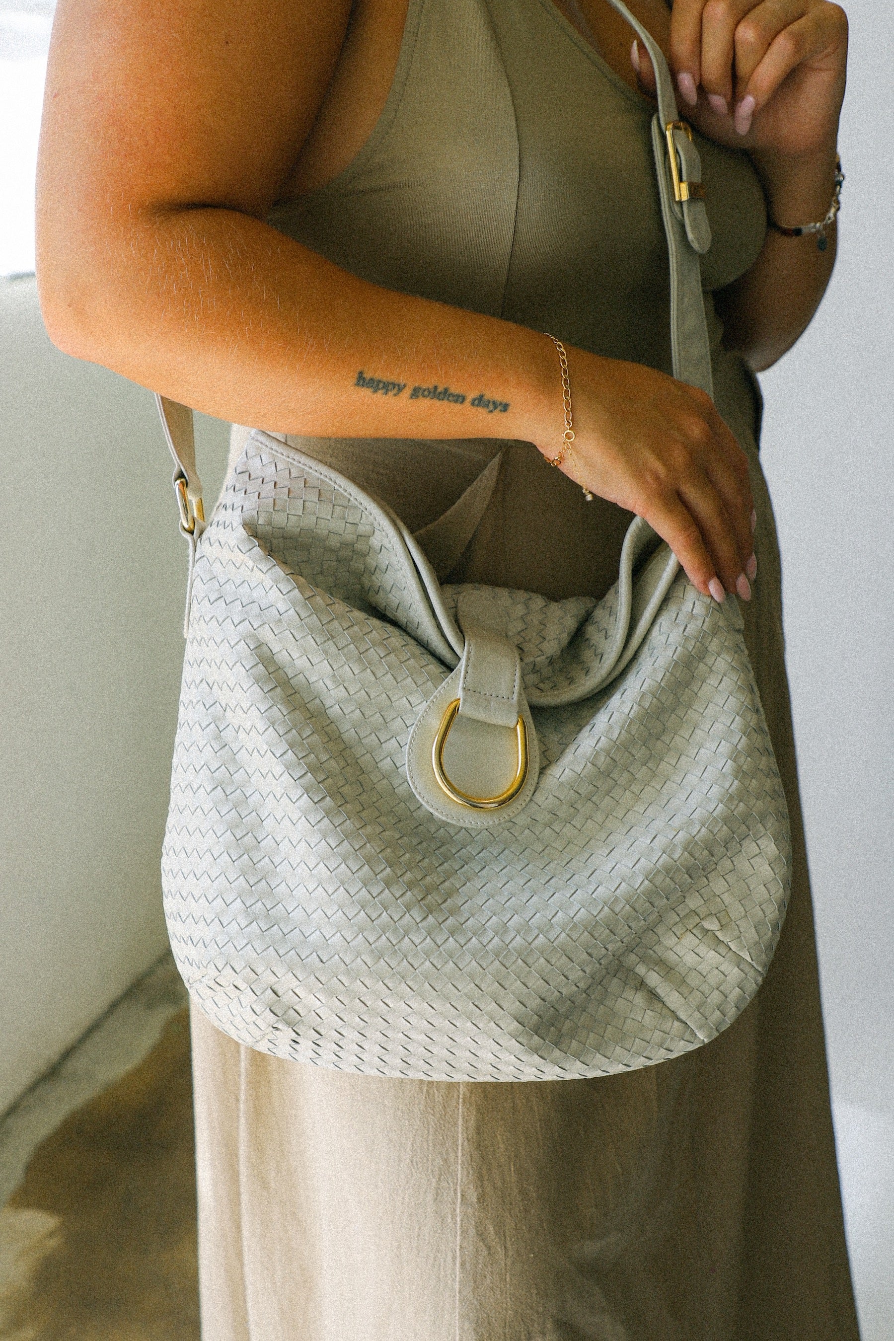 White Ganson Crossbody