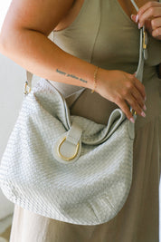 White Ganson Crossbody