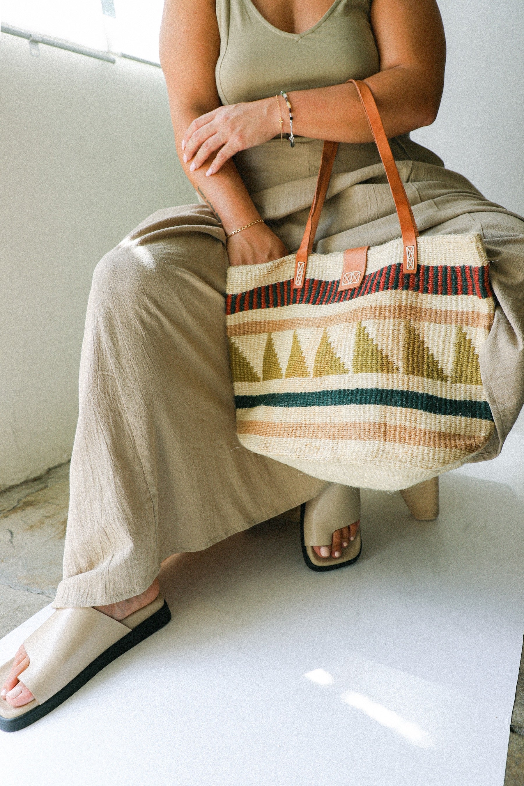 Ochre Sisal Tote