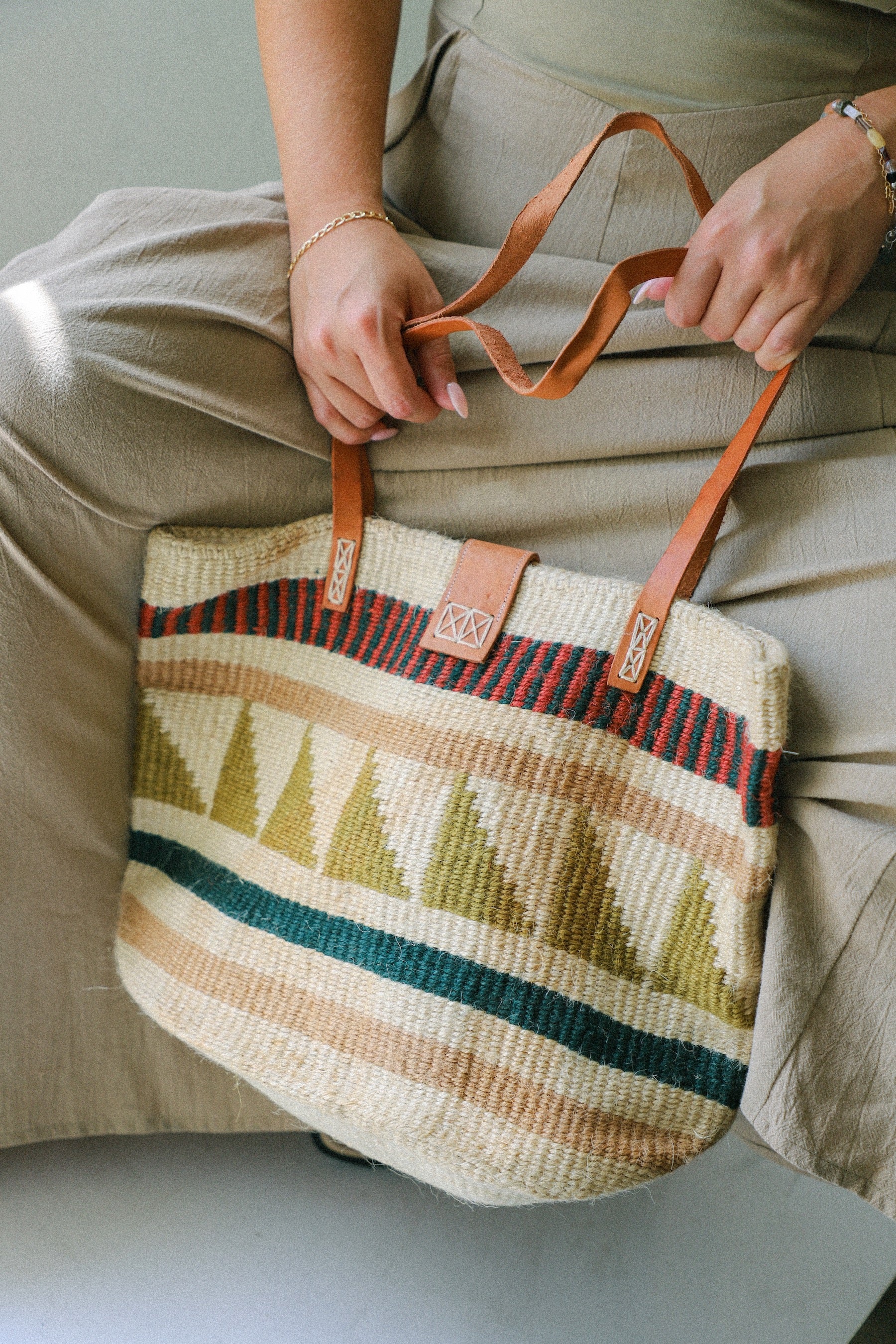 Ochre Sisal Tote