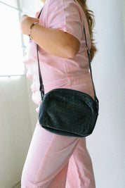 Black Meyers Crossbody Bag