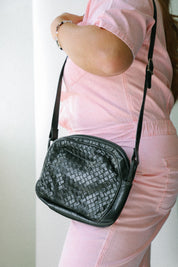 Black Meyers Crossbody Bag