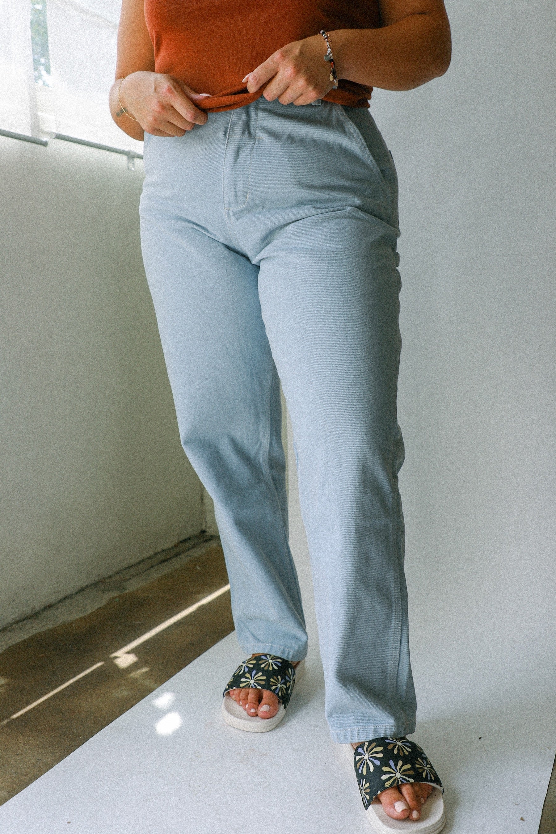 Smoke Blue Carpenter Drill Pant