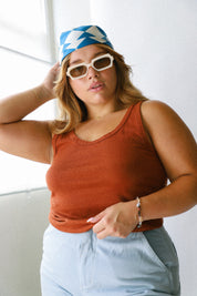 Coffee Hemp Retro Tank