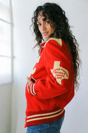 1955 Red Varsity Jacket