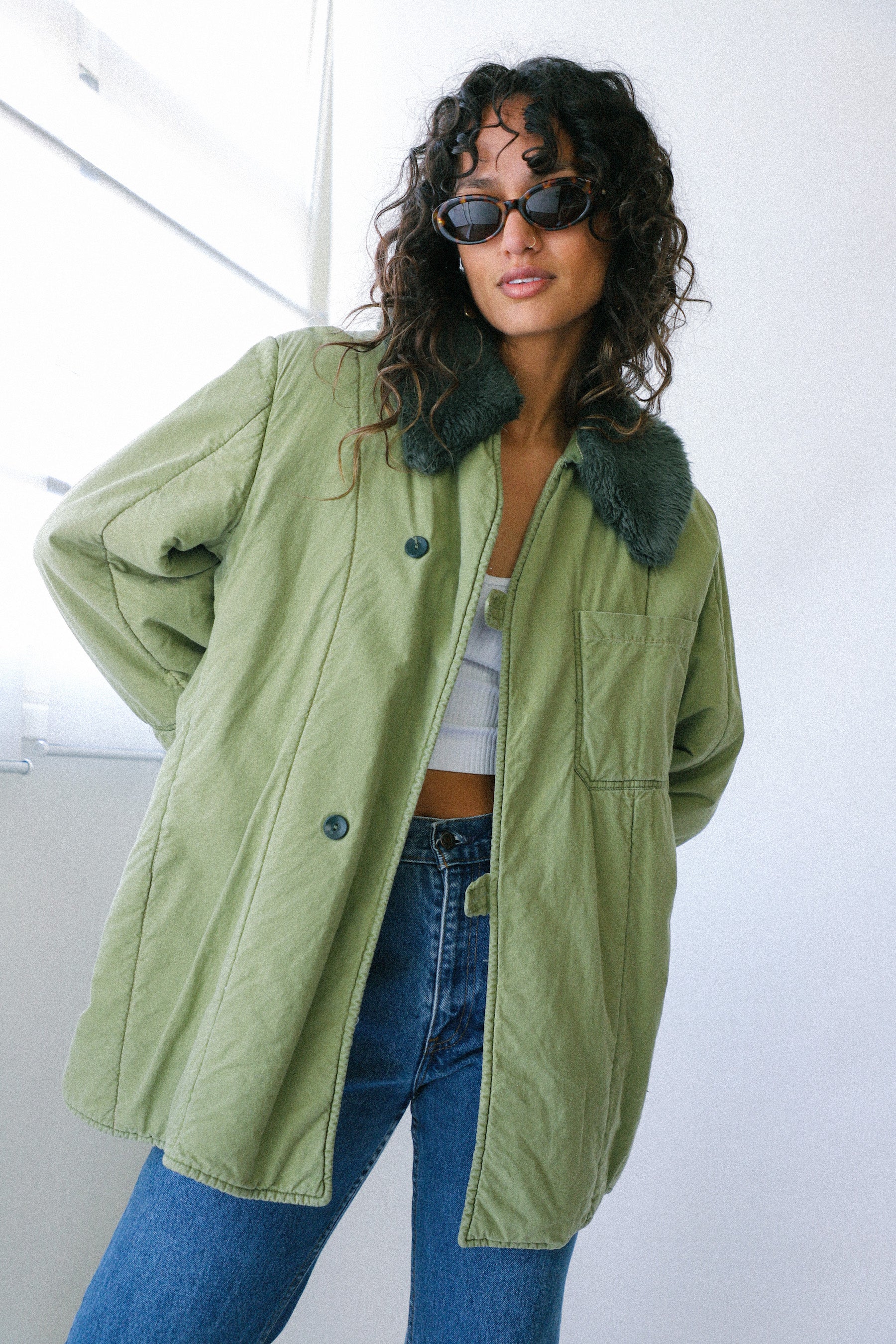 Green Army Jacket