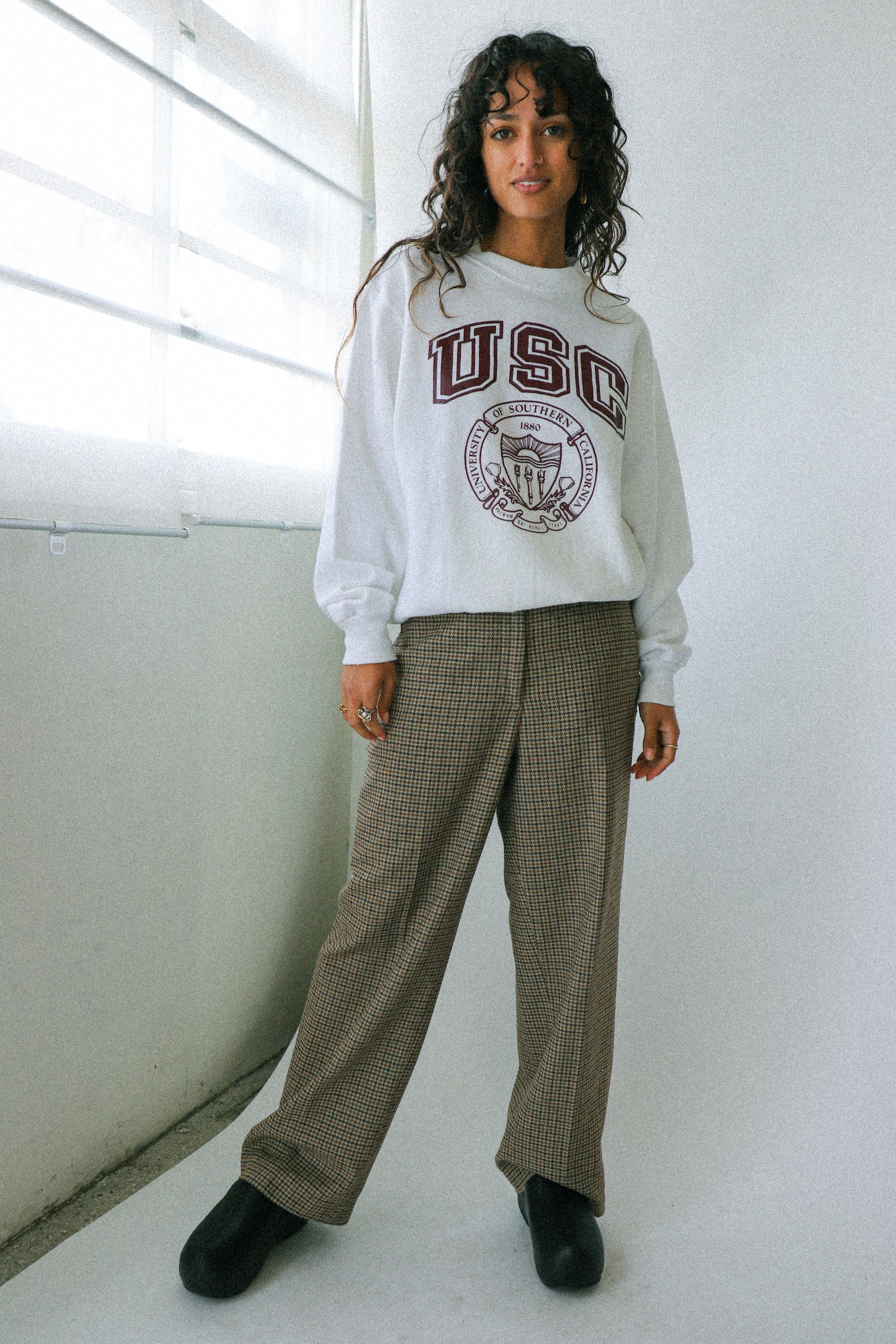 Eddie Bauer Houndstooth Trouser