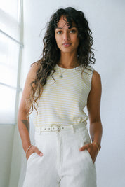 Jeanne Pierre Striped Tank