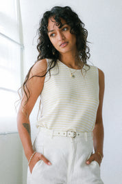 Jeanne Pierre Striped Tank