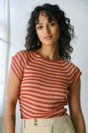 Redwood Peach Slinky Baby Tee