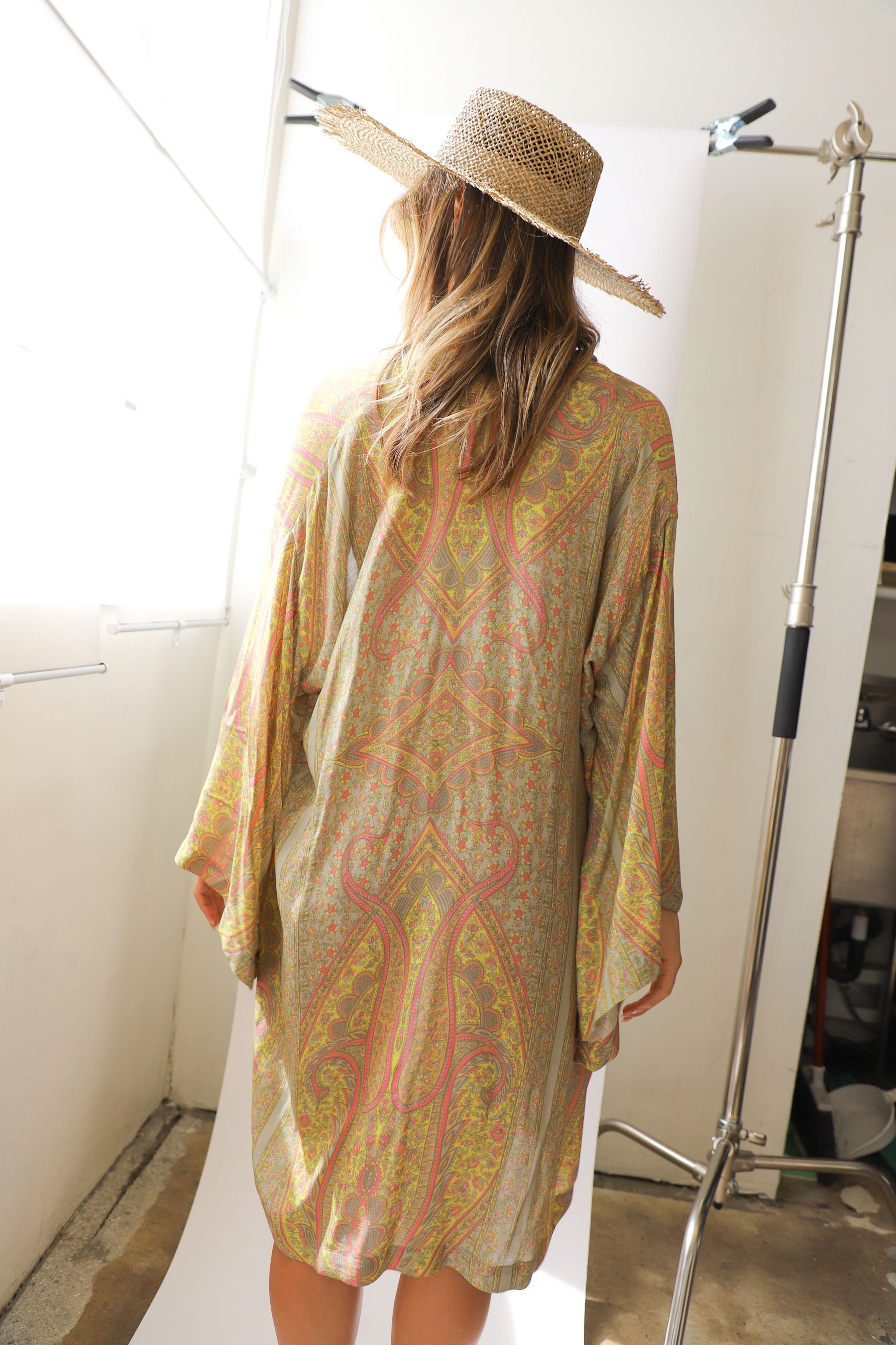 Golden Siren Hitchhiker Kimono