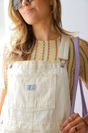 Easy Ecru Vintage Shortalls
