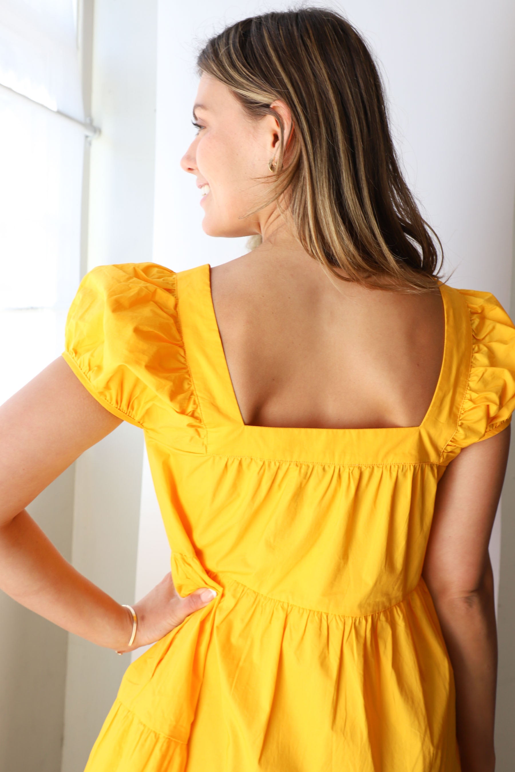 Mango Lora Tiered Dress