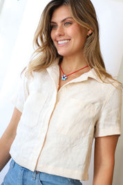 Cereal Linen Safari Shirt