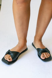 Black Anchor Sandal