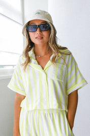 Dust Yellow Beach Night Top