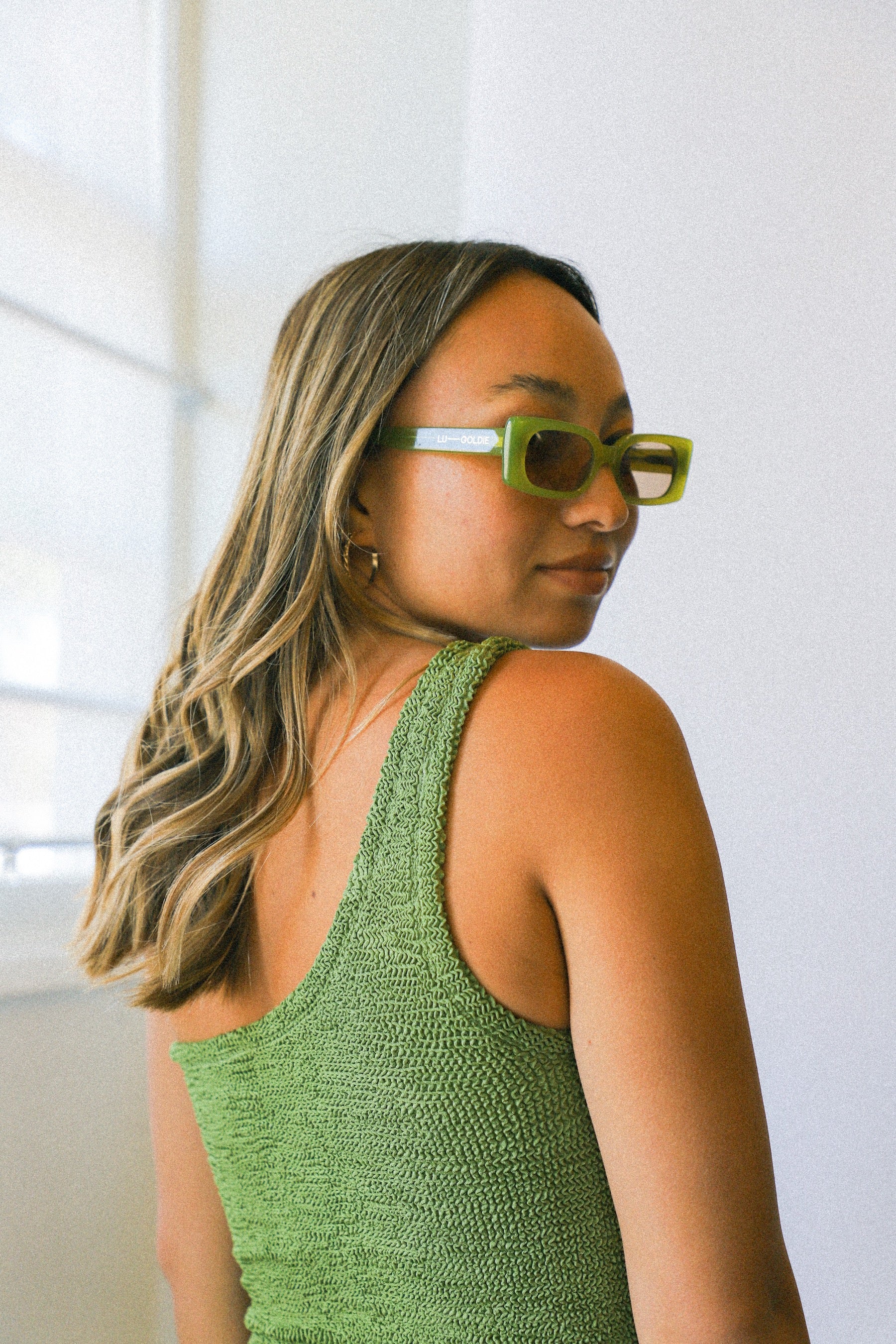 Metallic Moss Nancy One Piece