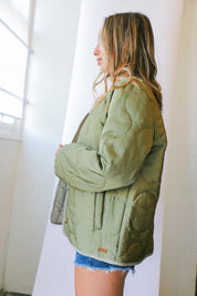 Military Olive Flight Padded Jacket