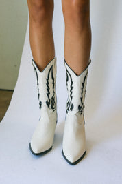 Bone + Black Norva Boots