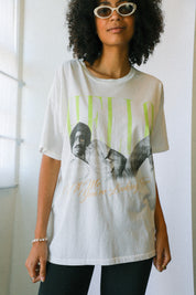 Vintage White Lionel Richie Hello Merch Tee