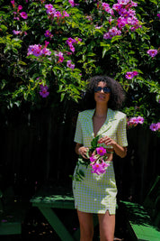 Green Maureen Mini Skirt