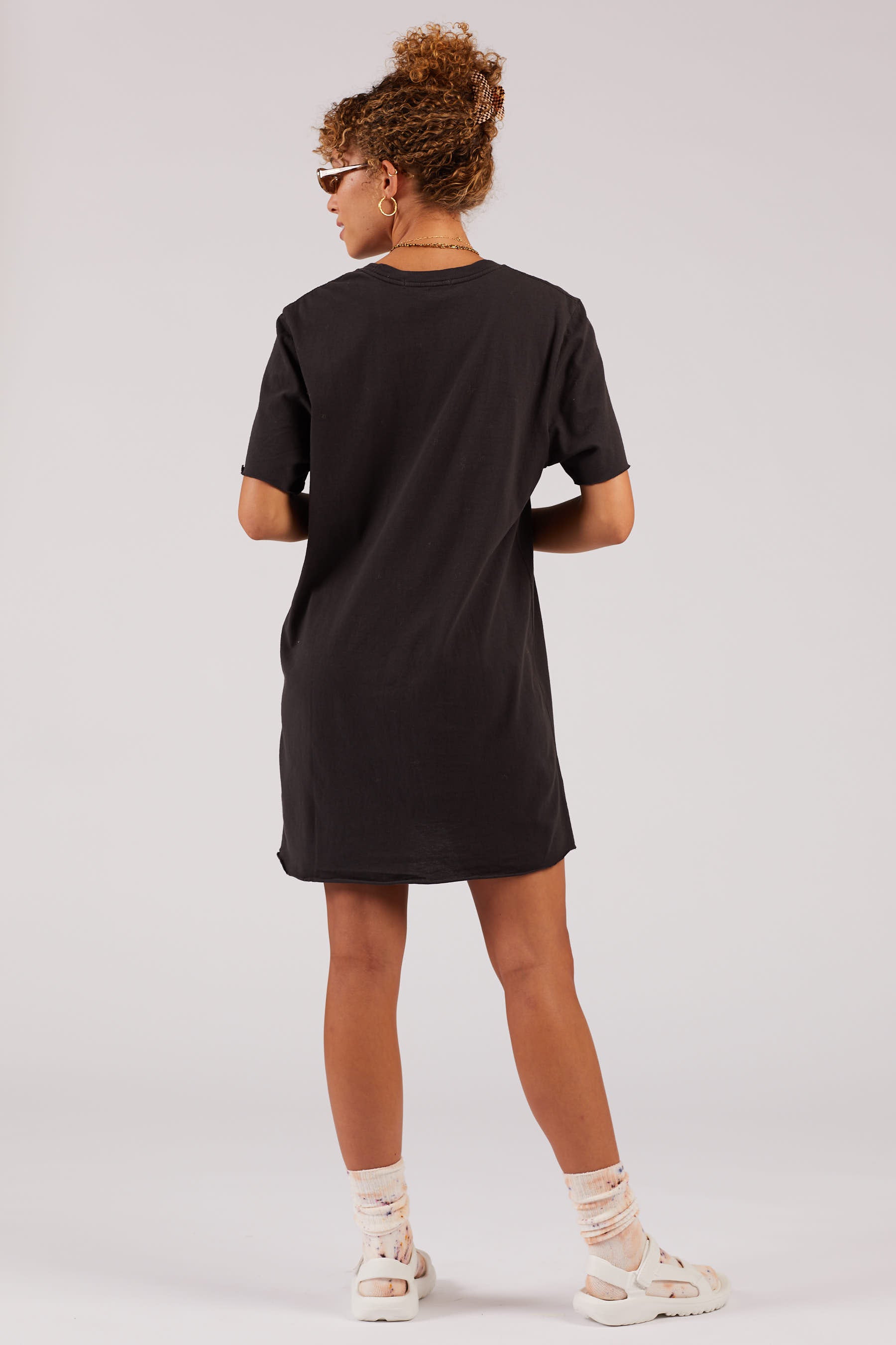 Black Zepplin Tee Dress