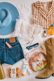 Led Zeppelin Tour 1975 O/S Tee