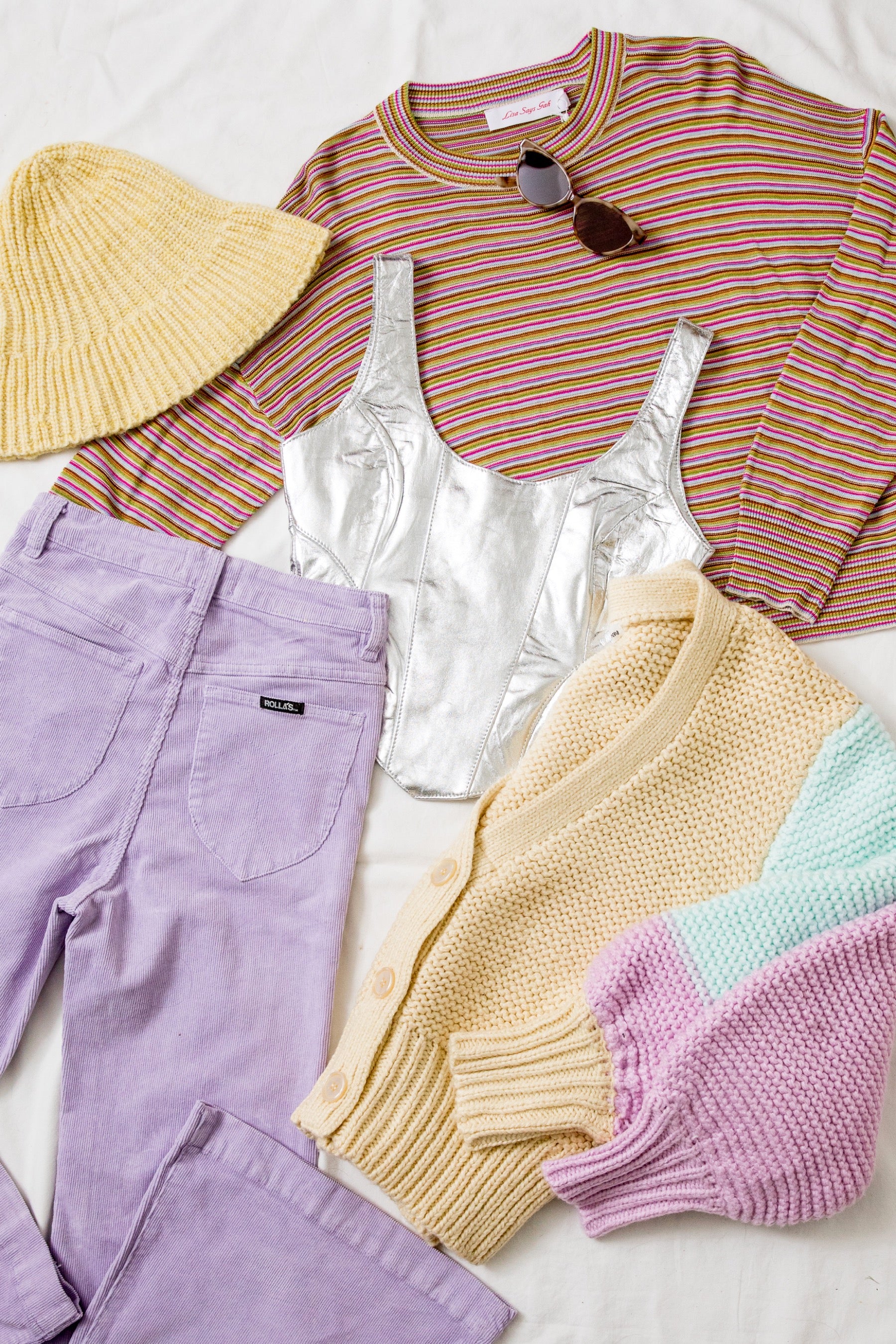 Lavender Cord Eastcoast Flare