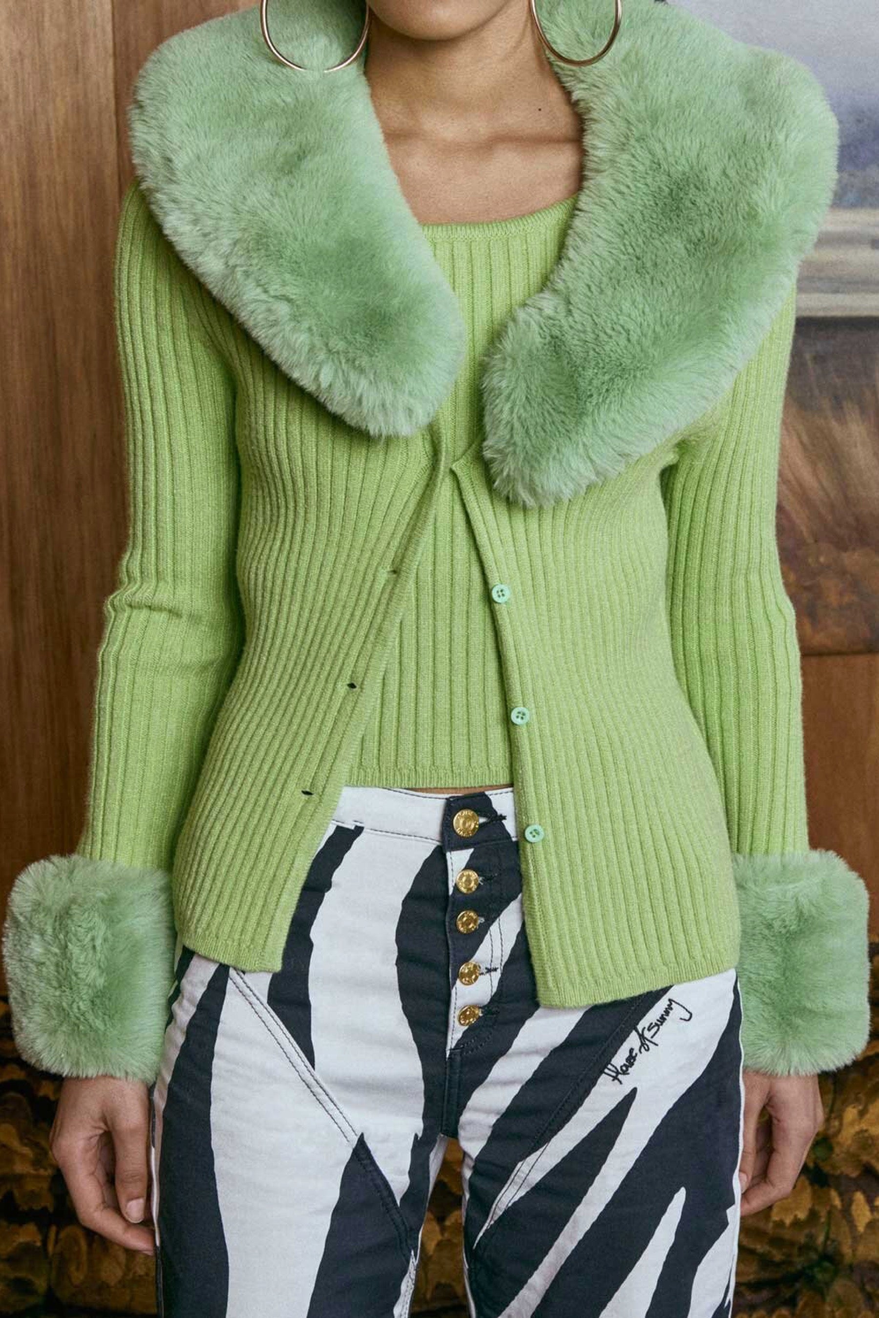Palm Green Peggy Cardigan