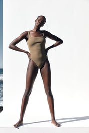 Olive Boucle Philo One Piece