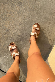 Camel + Ivory Scacchi Espadrille