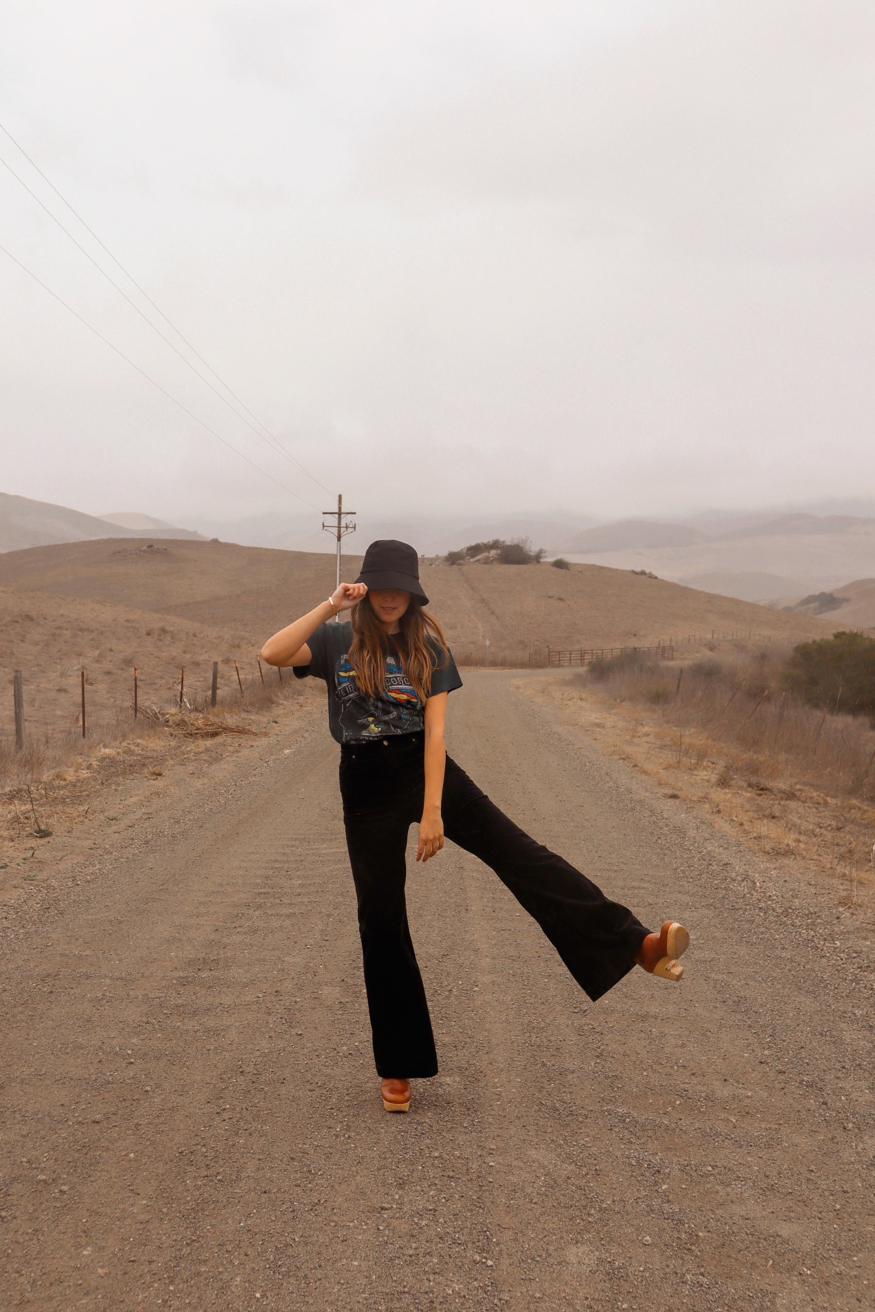 Vintage Black Bob Dylan Live In Concert Tee