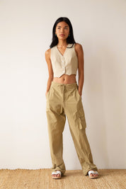 Lychee Nylon Cargo Pant