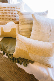 Cream + Tan Forma No. 2 Lumbar Pillow