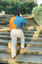 Rust + Tide Onda Turtleneck