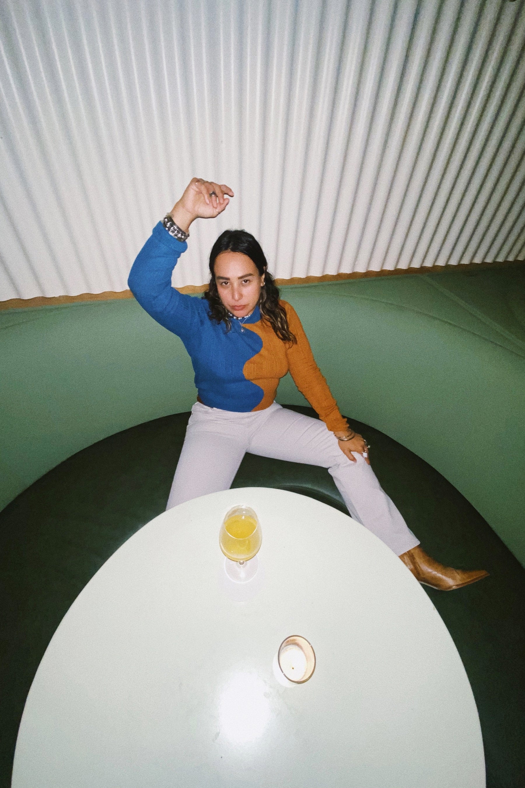 Rust + Tide Onda Turtleneck