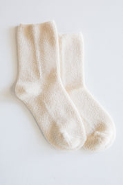 Ecru Cloud Socks