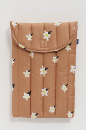 Painted Daisy Puffy Laptop Sleeve