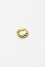 Green + Gold Libby Ring